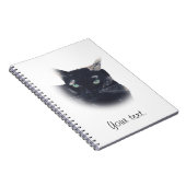 Vignette von Tortoise Muschel Cat Face Notebook Notizblock (Rechte Seite)
