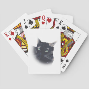 Vignette von Tortoise Muschel Cat Face Playing Car Spielkarten