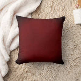 Vignetted Mottles Dark Burgundy Kissen