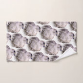 Vignetted Portrait eines inquisitiven Saker Falken Badhandtuch Set (Handtuch)