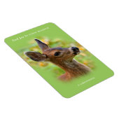 Vignetted Portrait von Lächelndem Schwarzschwanz-H Magnet (Rechte Seite)