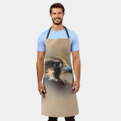 Vignetted Profile of a Peregrine Falcon Schürze (Getragen)