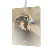 Vignettiertes Profil eines Peregrine Falken Autolufterfrischer (Links)