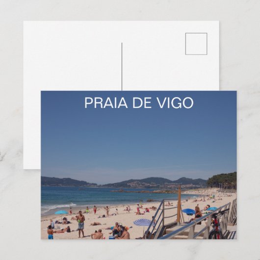 VIGO,ESPANHA POSTKARTE (Vorne/Hinten)