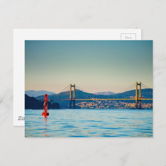 Vigo, Rande Bridge Postkarte (Vorne/Hinten)