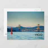 Vigo, Rande Bridge Postkarte (Vorne/Hinten)