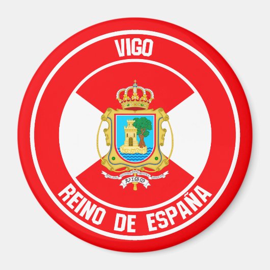 Vigo Round Emblem Magnet (Vorne)