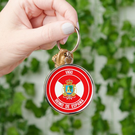 Vigo Round Emblem Schlüsselanhänger (Hand)