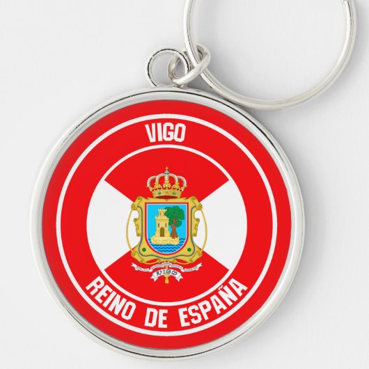 Vigo Round Emblem Schlüsselanhänger (Vorne)