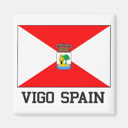 Vigo Spanien Magnet (Vorne)