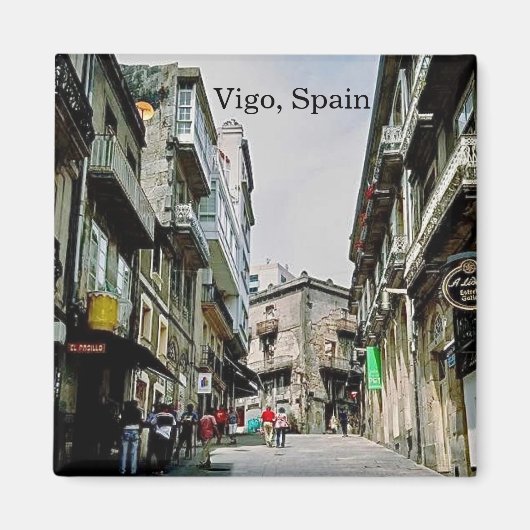 Vigo Spanien Magnet (Vorne)