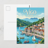 Vigo, Spanien Postkarte (Vorne/Hinten)