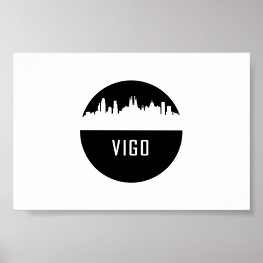 Vigo | Städte Spaniens Poster (Vorne)