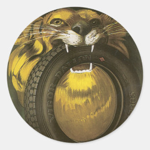 Vigor Runder Aufkleber