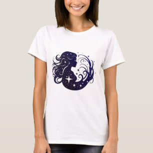 Vigro Zodiac mit kosmischen und sternenklaren Elem T-Shirt
