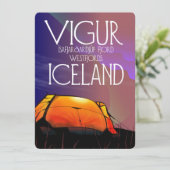 Vigur Ísafjarðardjúp fjord in Westfjords Island (Stehend Vorderseite)