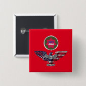 VII Armored Corps Eagle Button (Vorne & Hinten)