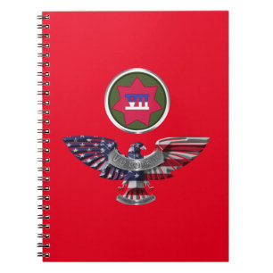 VII Armored Corps Eagle Notizblock