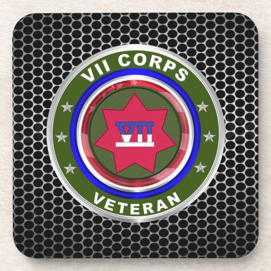 VII Armored Corps Getränkeuntersetzer (Vorderseite)