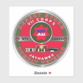 VII CORPS Desert Storm Veteran Aufkleber (Blatt)