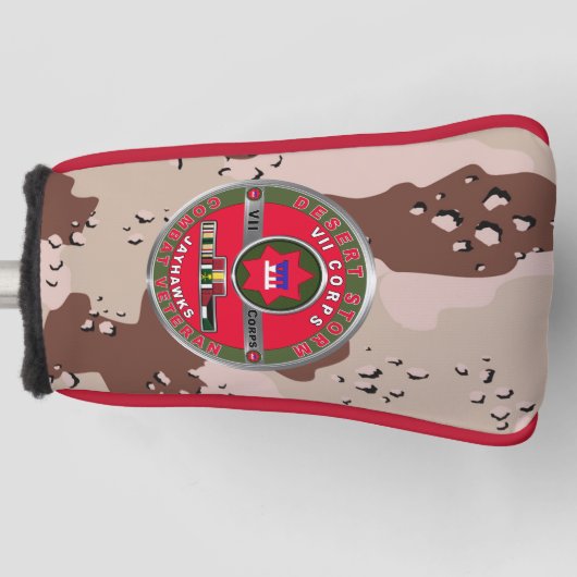 VII Corps Desert Storm Veteran Golf Headcover (Vorderseite)