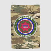 VII CORPS GOLFHANDTUCH (Vorderseite)