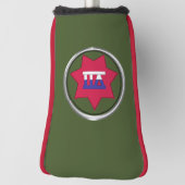 VII Corps "The Jayhawk Corps" Golf Headcover (Rotieren 90)