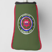 VII Corps ‚The Jayhawk Corps‘ Golf Headcover (Rotieren 90)