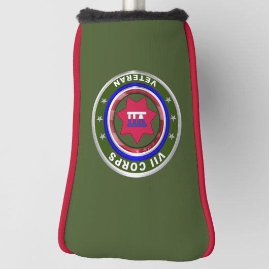 VII Corps ‚The Jayhawk Corps‘ Golf Headcover (Rotieren 90)