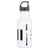 VII EDELSTAHLFLASCHE (Vorderseite)