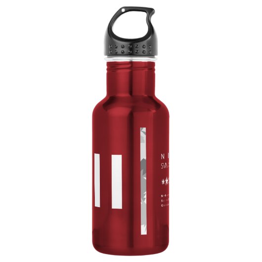 VII EDELSTAHLFLASCHE (Vorderseite)