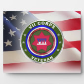 VII Korps Veteran Fotoplatte (Vorderseite)