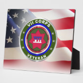 VII Korps Veteran Fotoplatte (Seite)