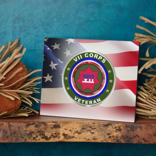 VII Korps Veteran Fotoplatte (Seite)