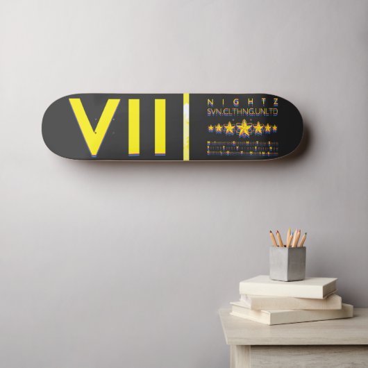 VII Tech Skateboard (Wandkunst (Horz))