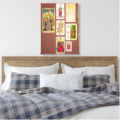VIII Justiz, sieben Tarots Leinwanddruck (Insitu (Schlafzimmer))