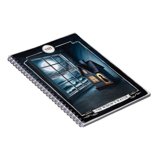 VIII Uhr der Witwe - immer noch Gewartet, Tarot Notizblock (Rechte Seite)