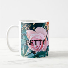 viintage birds purple botanical wallpaper kaffeetasse