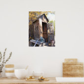 VIintage Out House Poster (Küche)