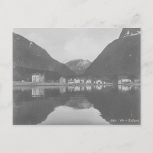 Vik Eidfjord Vintage Postkarte