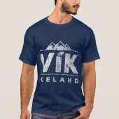 Vik Island mit Glaciers T-Shirt (Vorderseite)