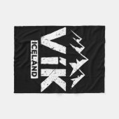 Vik Island Pride Black Sand Beaches Gla Fleecedecke (Vorderseite (Horizontal))