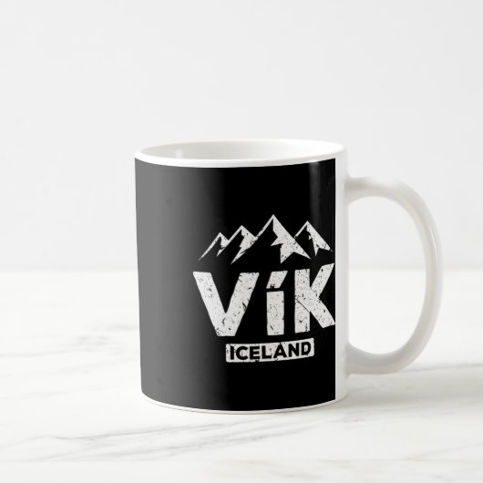 Vik Island Pride Black Sand Beaches Gla Kaffeetasse (Rechts)