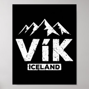 Vik Island Pride Black Sand Beaches Gla Poster