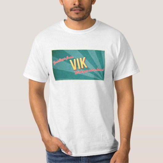 Vik Tourismus-T - Shirt (Vorderseite)