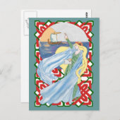 Viking adieu postkarte (Vorne/Hinten)