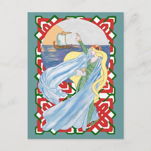 Viking adieu postkarte (Vorderseite)