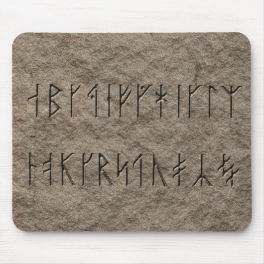 Viking-Alphabet Mousepad (Vorne)