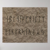Viking Alphabet Poster (Vorne)