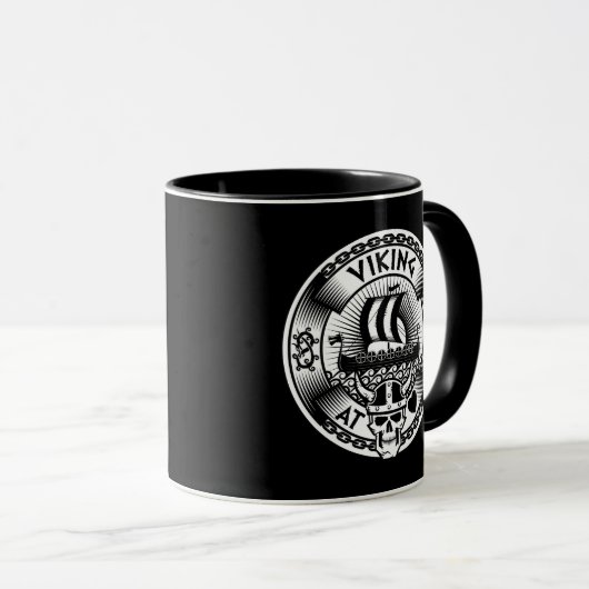 Viking am Herzen Tasse (VorderseiteRechts)